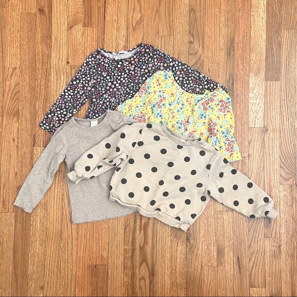 H&M | GENUINE KIDS | Mixed Fall Toddler Bundle (Shirts, Dress, Button-up)